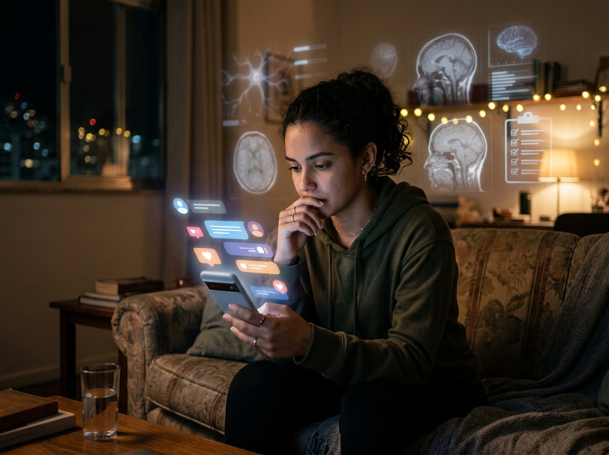 O diagnóstico do feed: como o consumo de vídeos curtos impacta a saúde mental